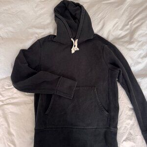 Todd Snyder / Champion Mid-weight Popover Hoodie in Black, M